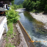 ６月４日から６月６日稚鮎１２００㎏放流
