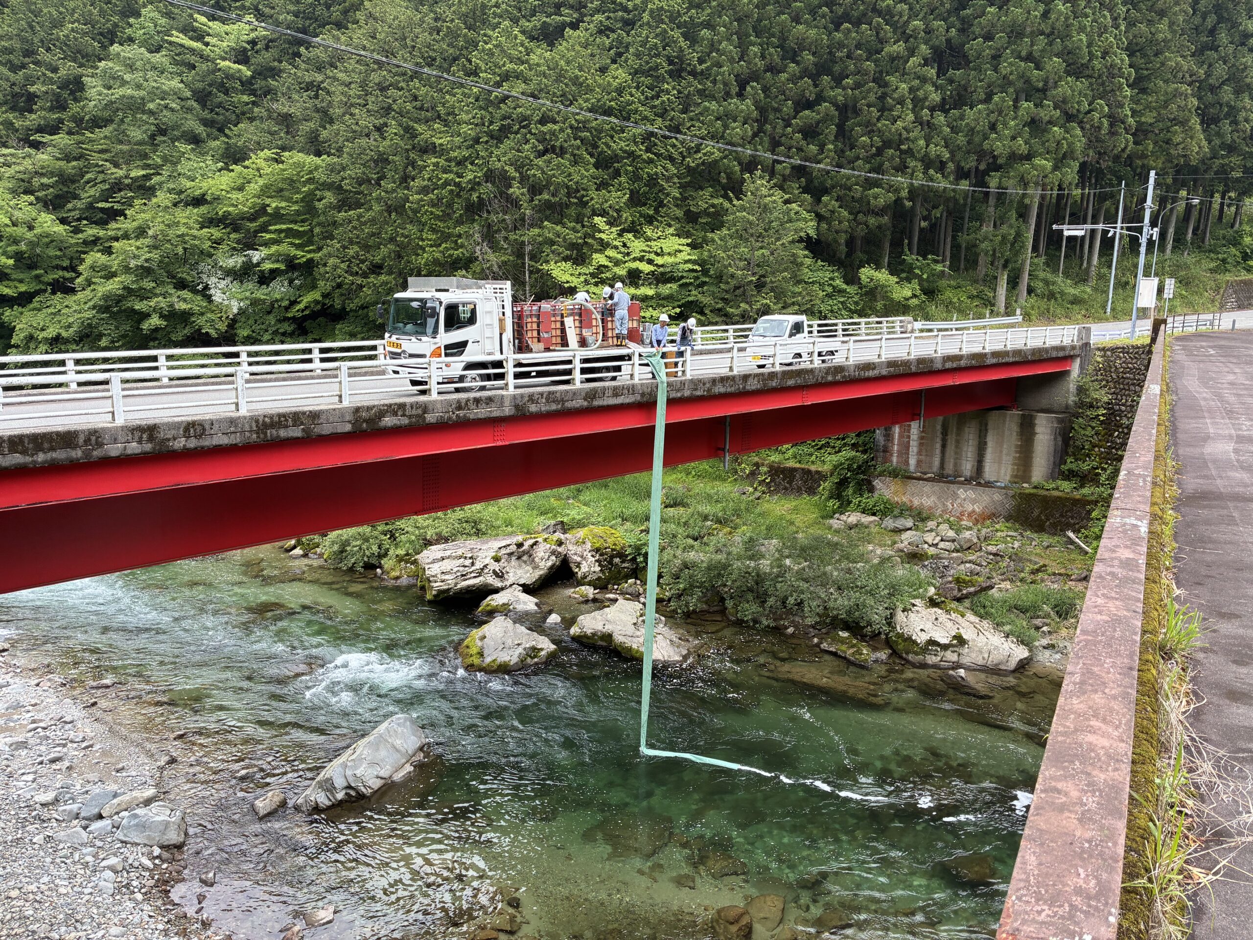 あなたが現在見ているのは ６月４日から６月９日稚鮎１１００㎏放流
