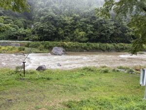 投稿についてもっと詳しく ８月３０日水位プラス８５㎝　濁り有り